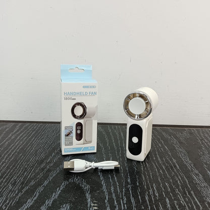 Unisex Tragbarer Handventilator mit digitaler Geschwindigkeitsanzeige Brehn