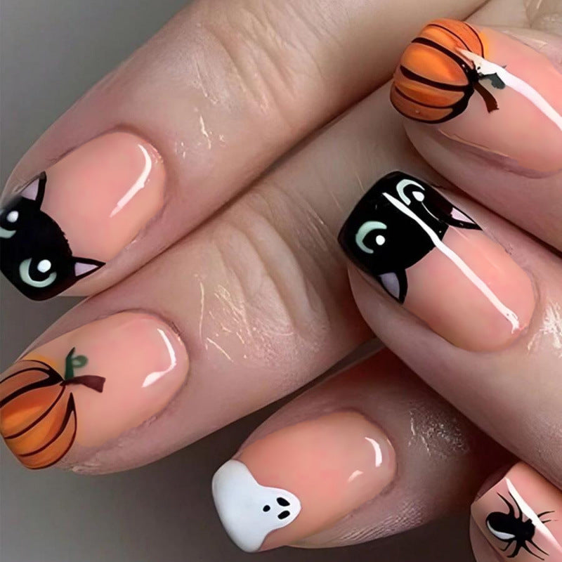 Kreative Halloween-Themen Nagelkunst-Verzierungen Brehn