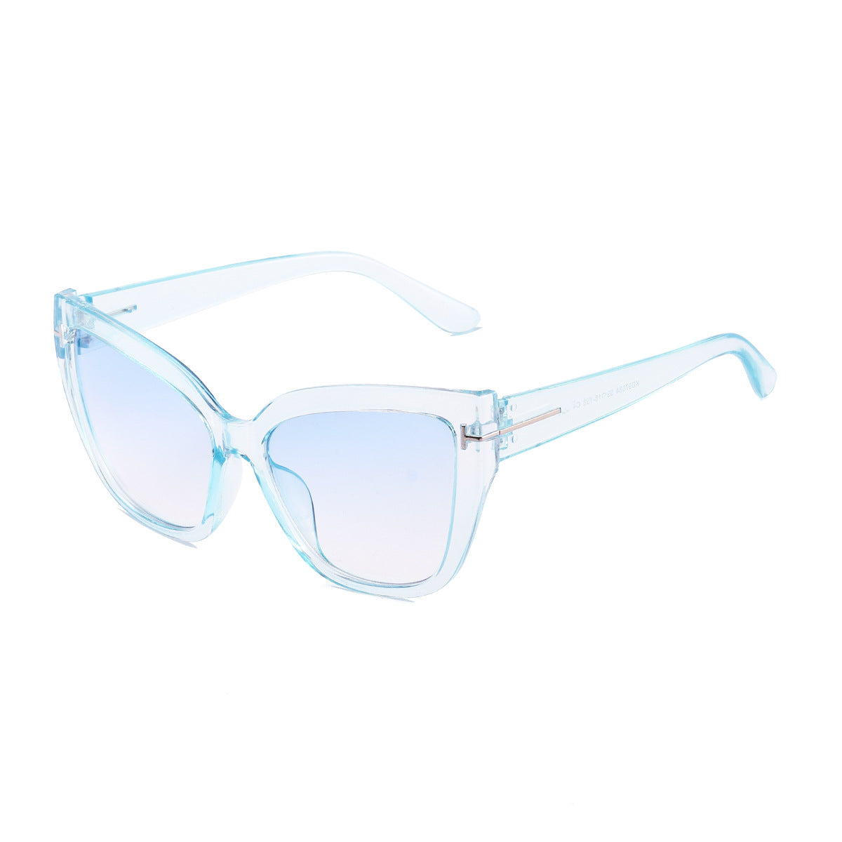 Damen Cat-Eye Sonnenbrille mit modischem Strukturrahmen Brehn