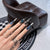 Stiletto Nagelkunst Set mit Galaktischem Design Brehn