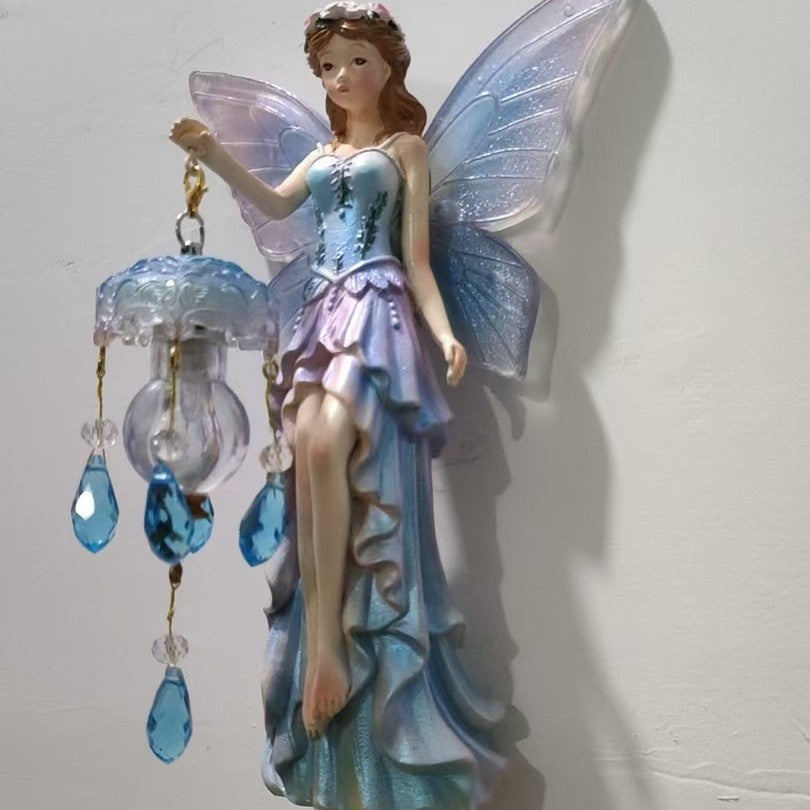Dekorative Feenfigur mit LED-Licht Brehn