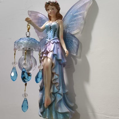Dekorative Feenfigur mit LED-Licht Brehn