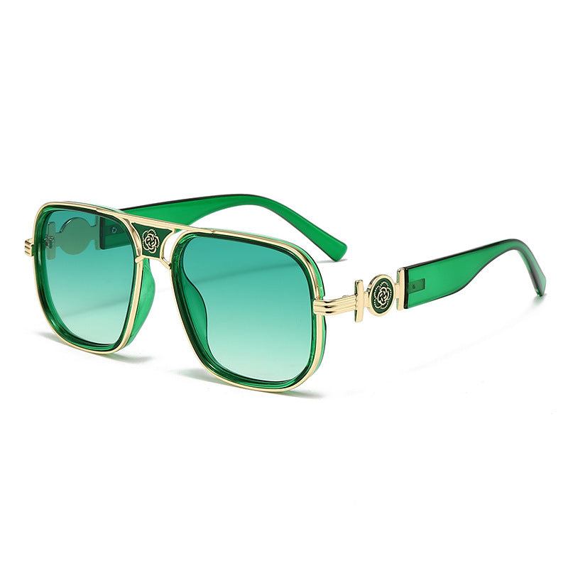 Herren Luxuriöse Rechteckige Sonnenbrille Brehn