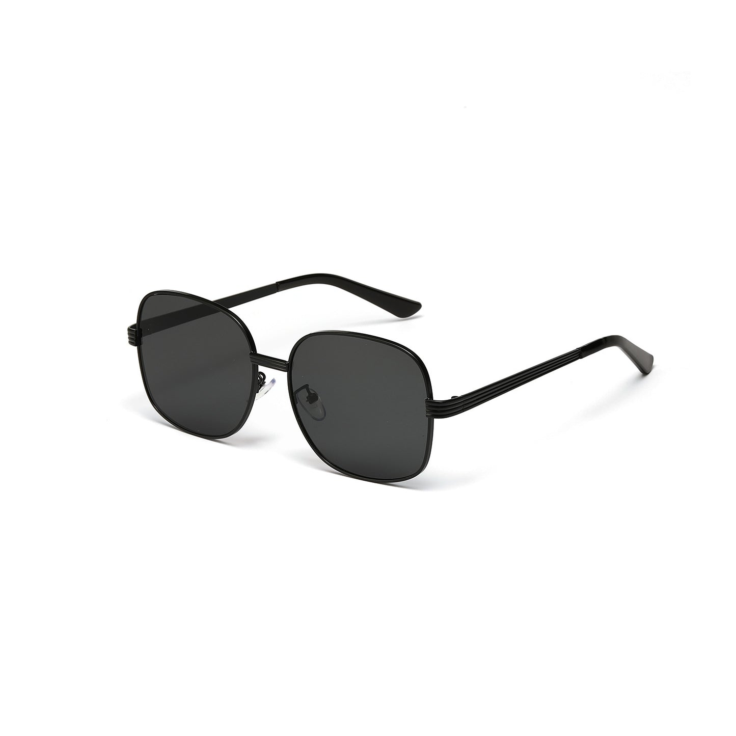 Damen modische kantige Sonnenbrille mit luxuriösem goldenen Rahmen Brehn