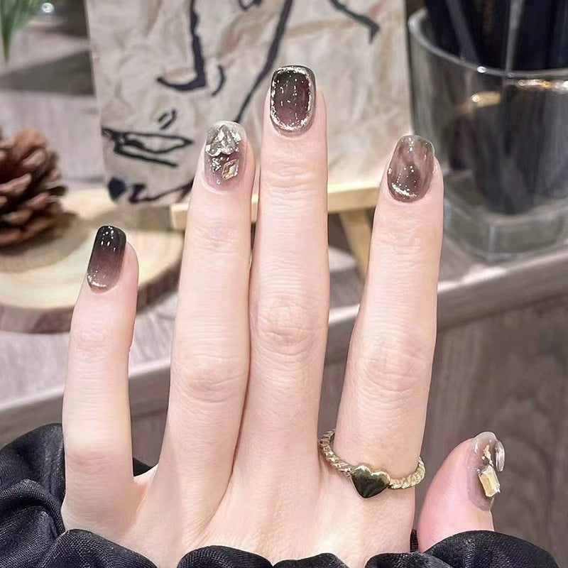 Künstlerische Herz-Themen Nagelverlängerungen Brehn