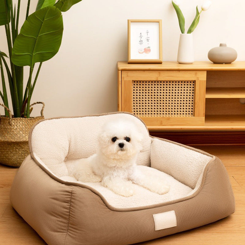 Orthopädisches Plüsch-Hundebett