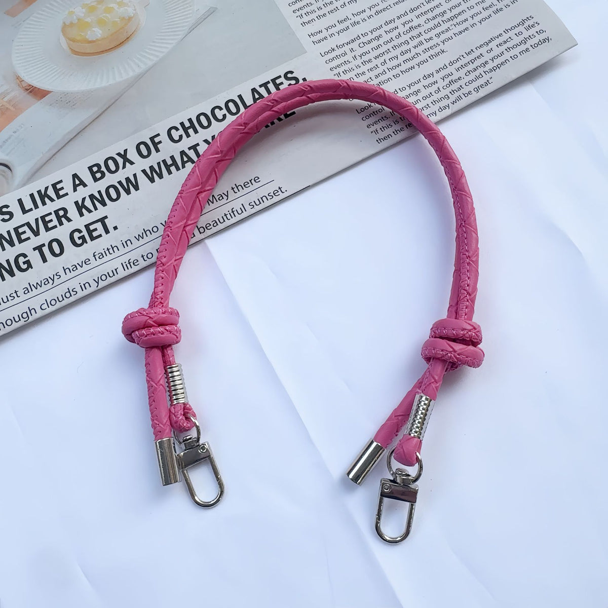 Premium geflochtener Lanyard mit ID-Halter Brehn