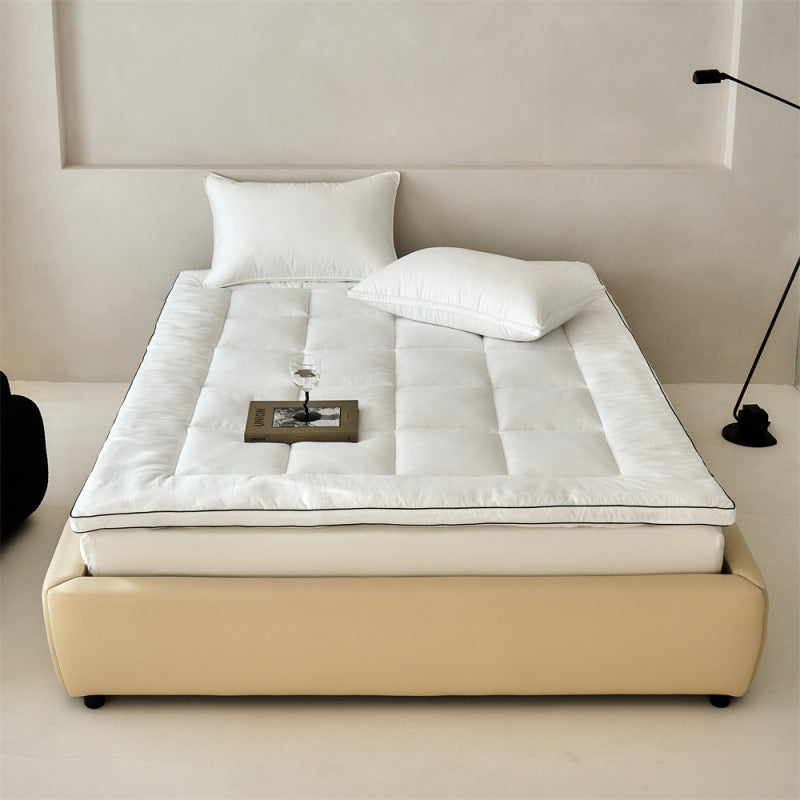 Gepolsterter Matratzen-Topper aus gesteppter Mikrofaser und Baumwoll-Comfort