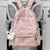 Trendy Script Druck Rucksack Brehn