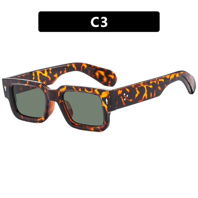 Damen modische quadratische Sonnenbrille mit robustem Rahmen und komfortablem Sitz Brehn
