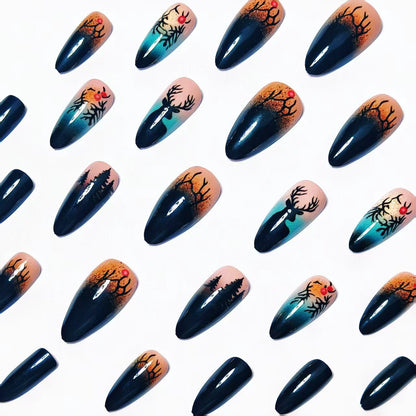Festliche winterliche Nail Art Brehn