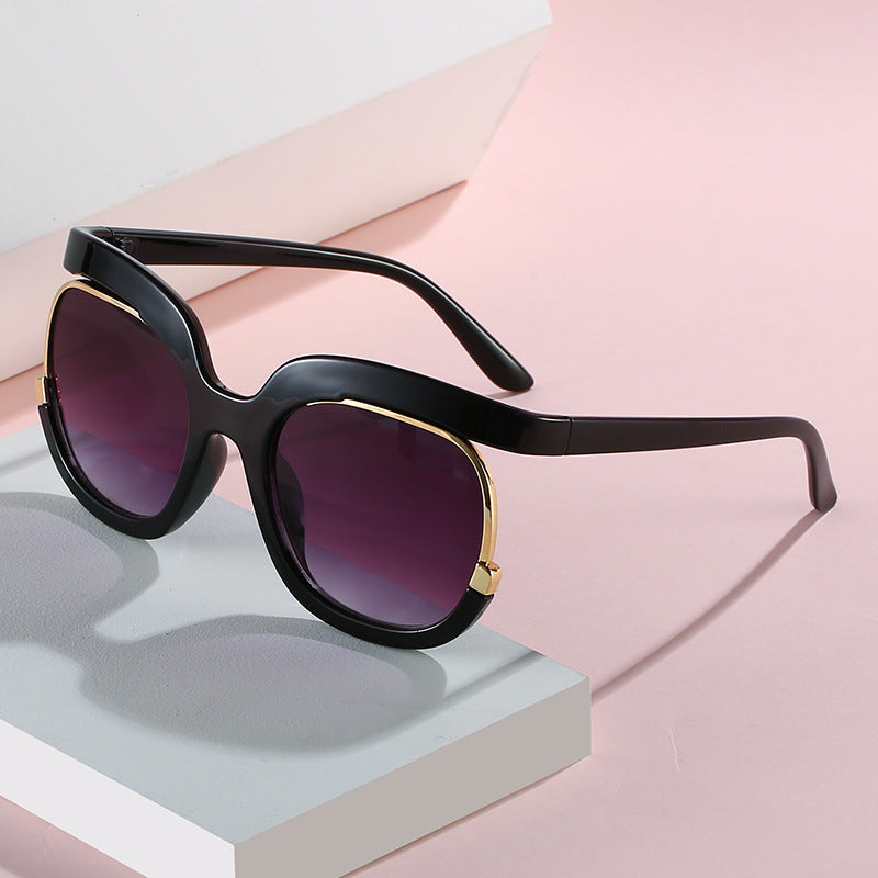 Damen Oversized Sonnenbrille mit elegantem Tortoise-Design Brehn