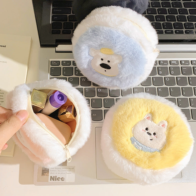 Flauschiges Tiermotiv Kissen Brehn