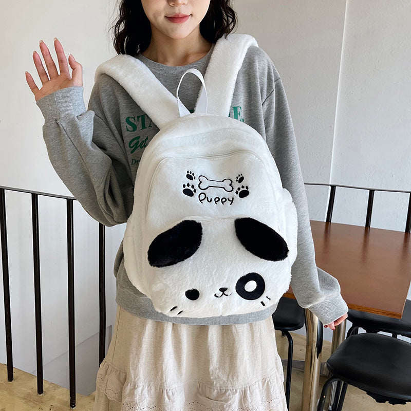 Plüsch Rucksack mit Hundedesign Brehn