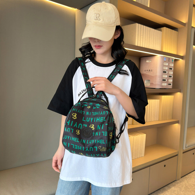 Geometrisch gemusterter Rucksack Brehn