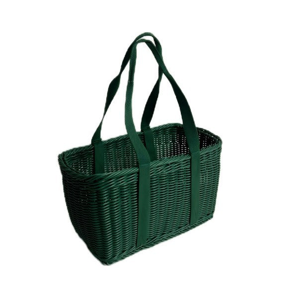 Stylische gewebte Korbtasche Brehn