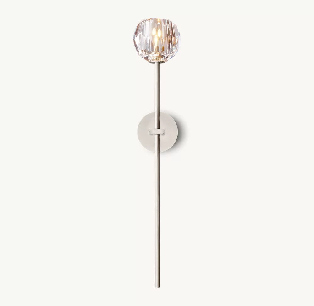 Elegante Kristall Wandleuchte