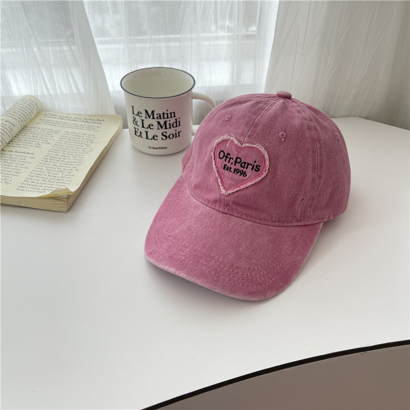 Damen Vintage-inspiriertes besticktes Baseballcap Brehn