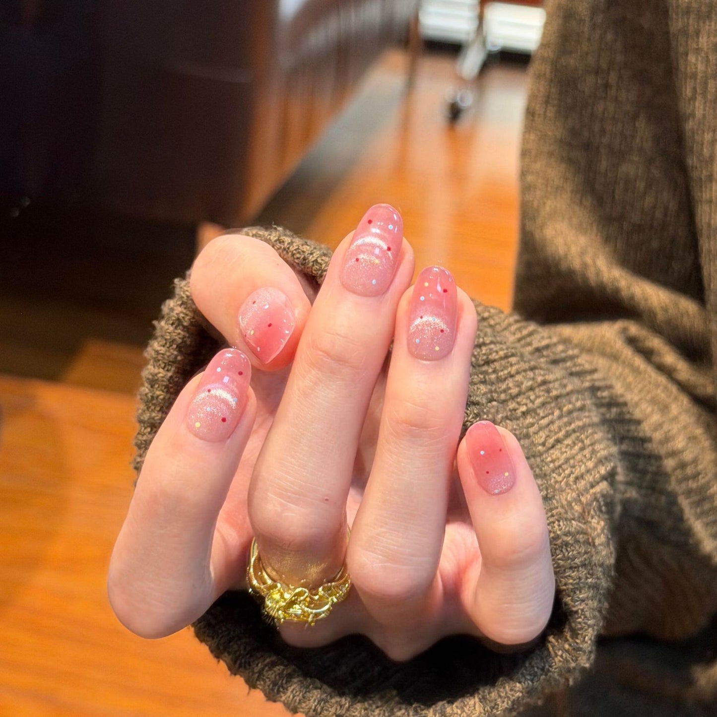 Kunstnägel mit Glamourösem Glitzereffekt Brehn