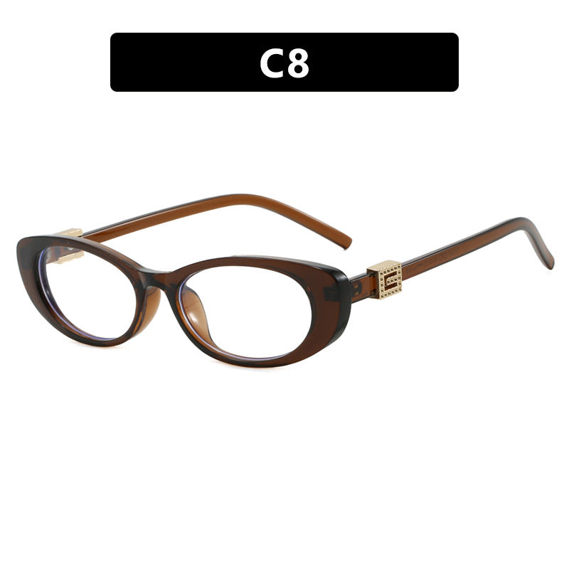 Damen elegante Cat-Eye Sonnenbrille mit feinen Akzenten Brehn