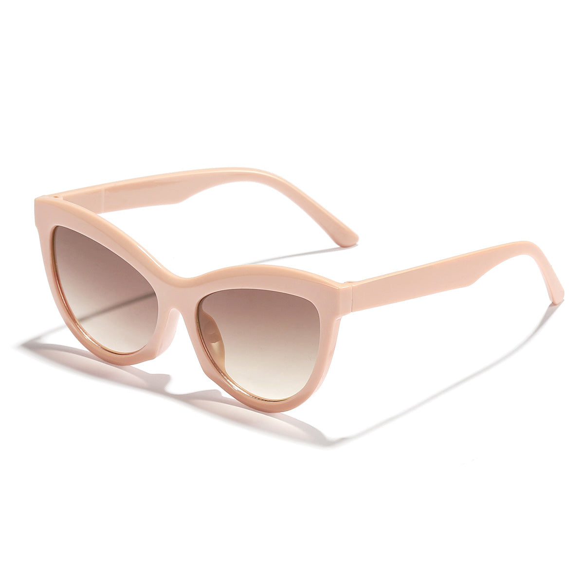 Damen trendige Schwarz-Weiß Sonnenbrille Brehn