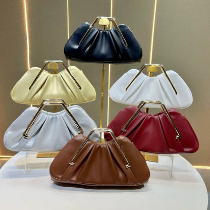 Elegante Raffung Handtasche