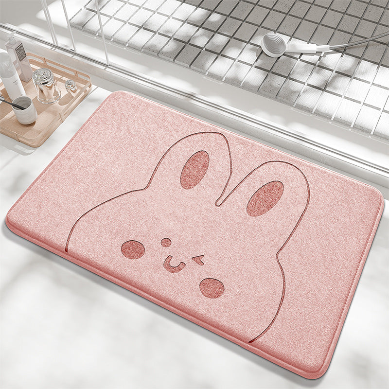 Verspieltes Bunny Design Badematte Brehn