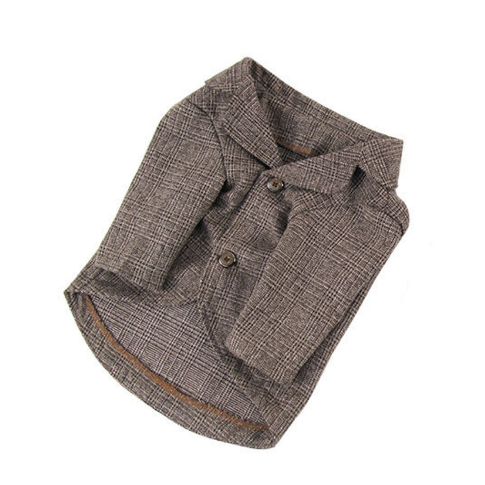 Stylisches Knopfverschluss-Hemd-Hundebett