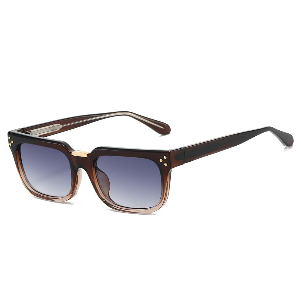 Damen oversized quadratische Sonnenbrille mit luxuriösen Akzenten Brehn