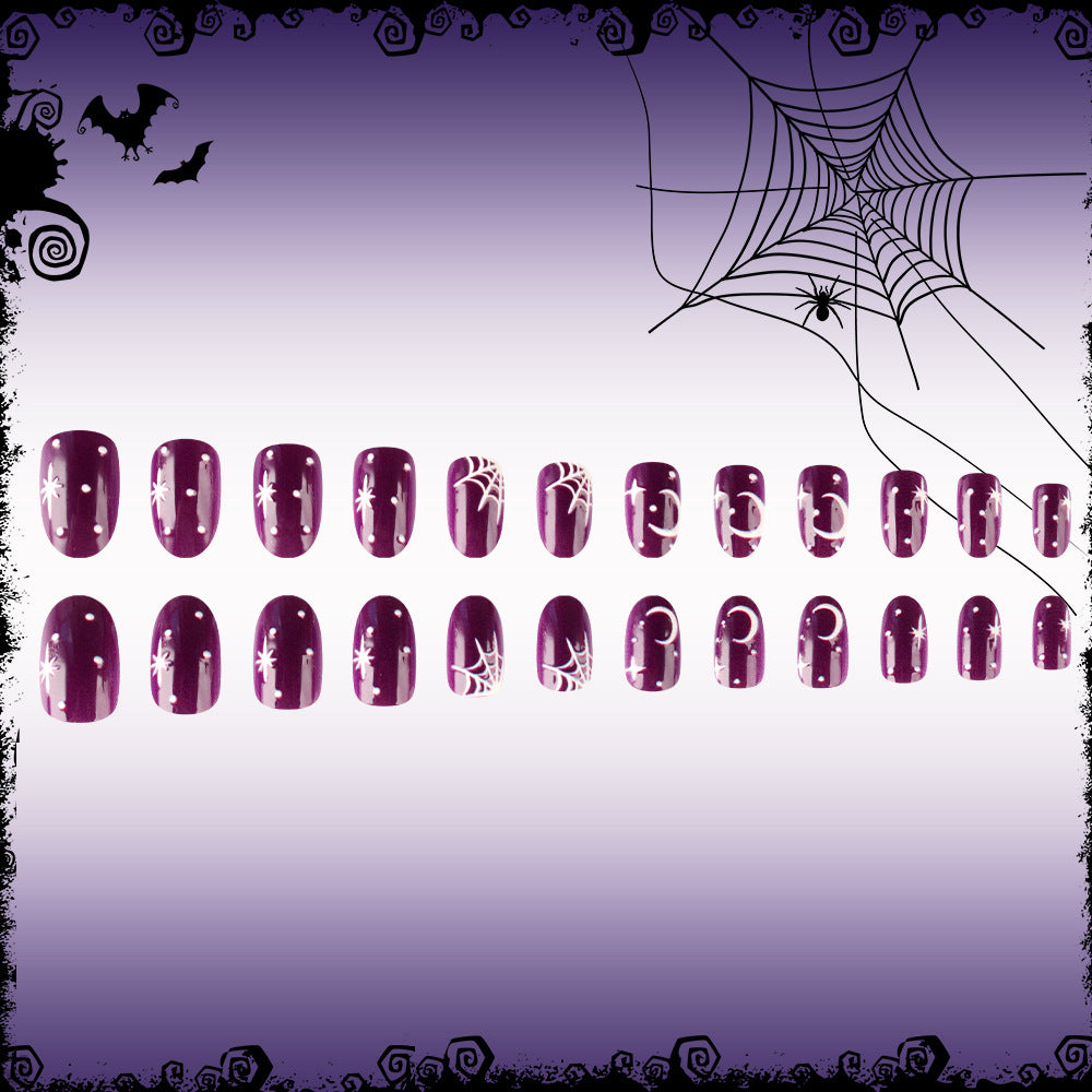 Verspielte Halloween-Themen-Nagelkunst Brehn