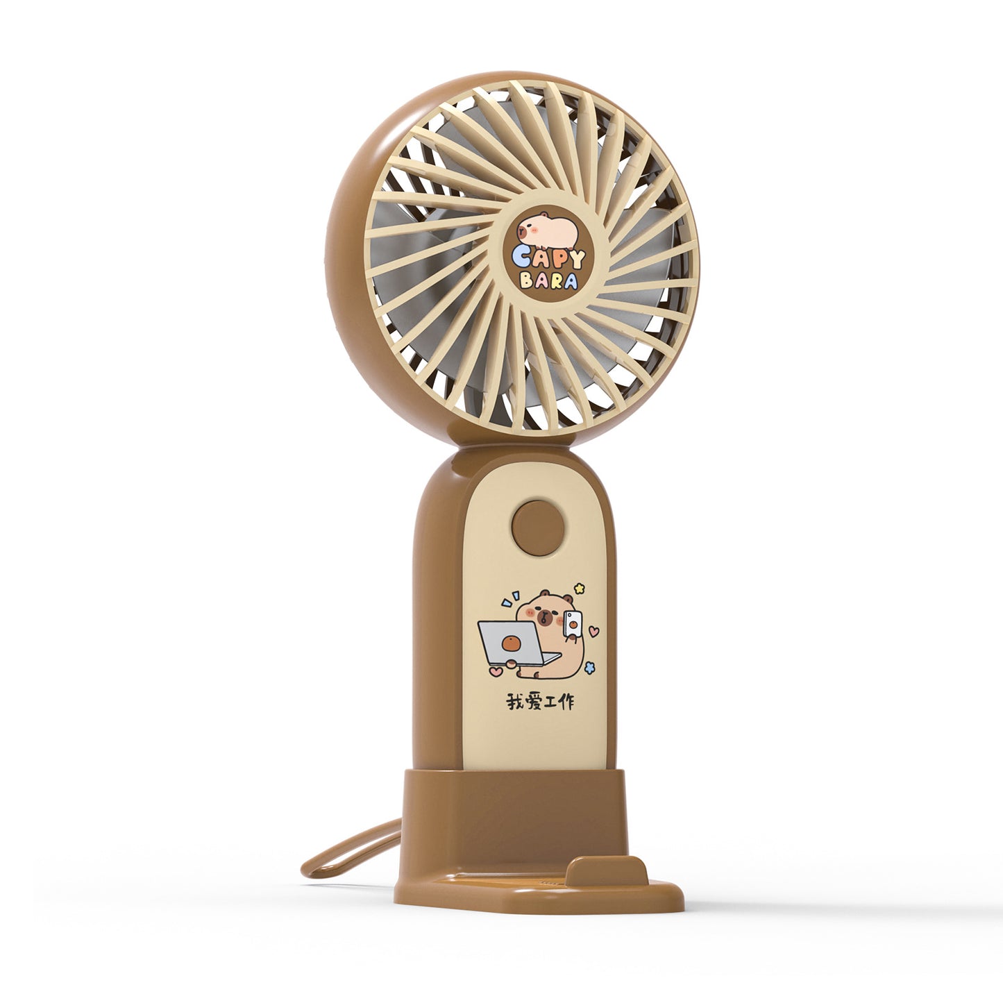 Damen Handventilator mit süßem Panda-Design Brehn