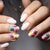 Florales verziertes Nagelkunstset Brehn