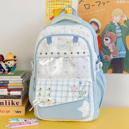 Stylische Grafikdesign-Schulrucksack Brehn