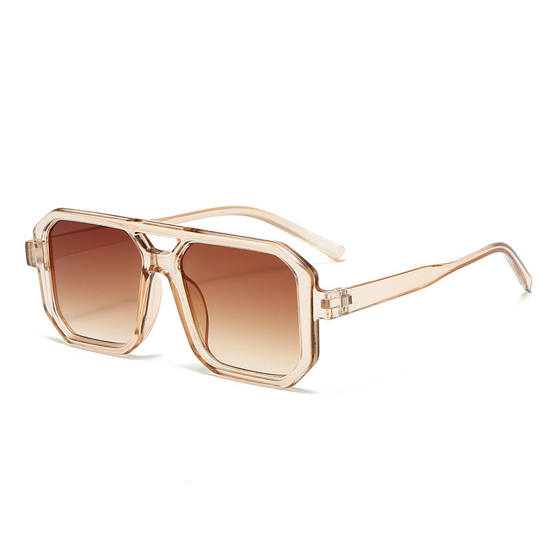 Damen Geometrische Sonnenbrille mit stylischem Muster Brehn
