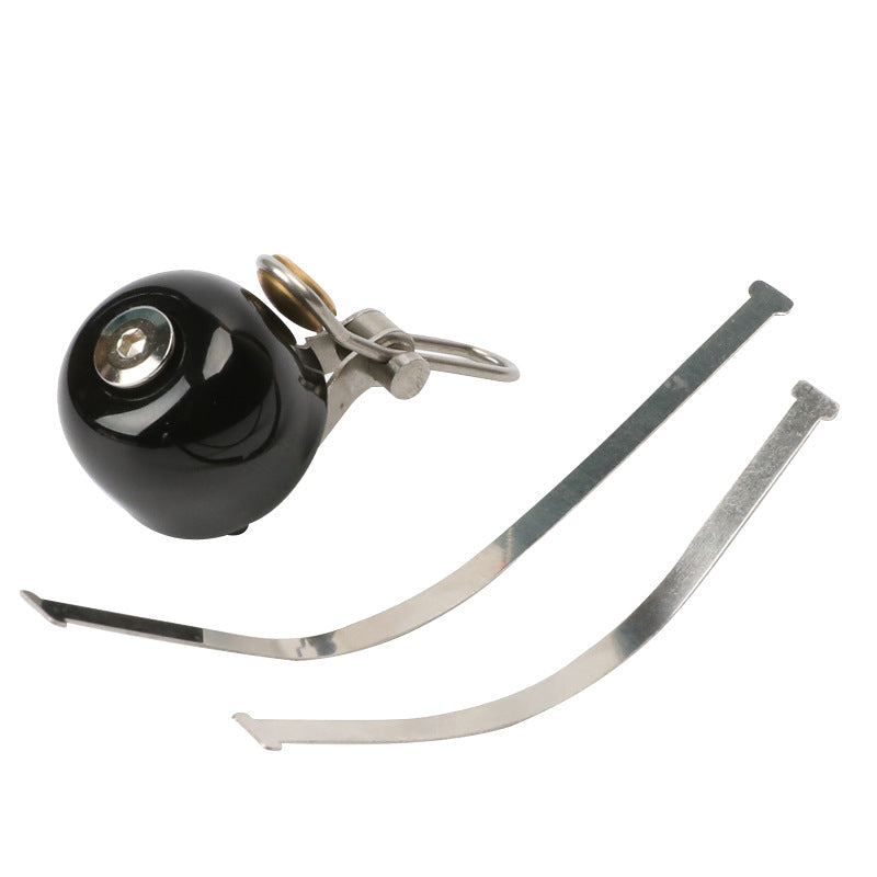 kompakte Mini-Fahrradklingel mit Edelstahlhebelklemme Brehn