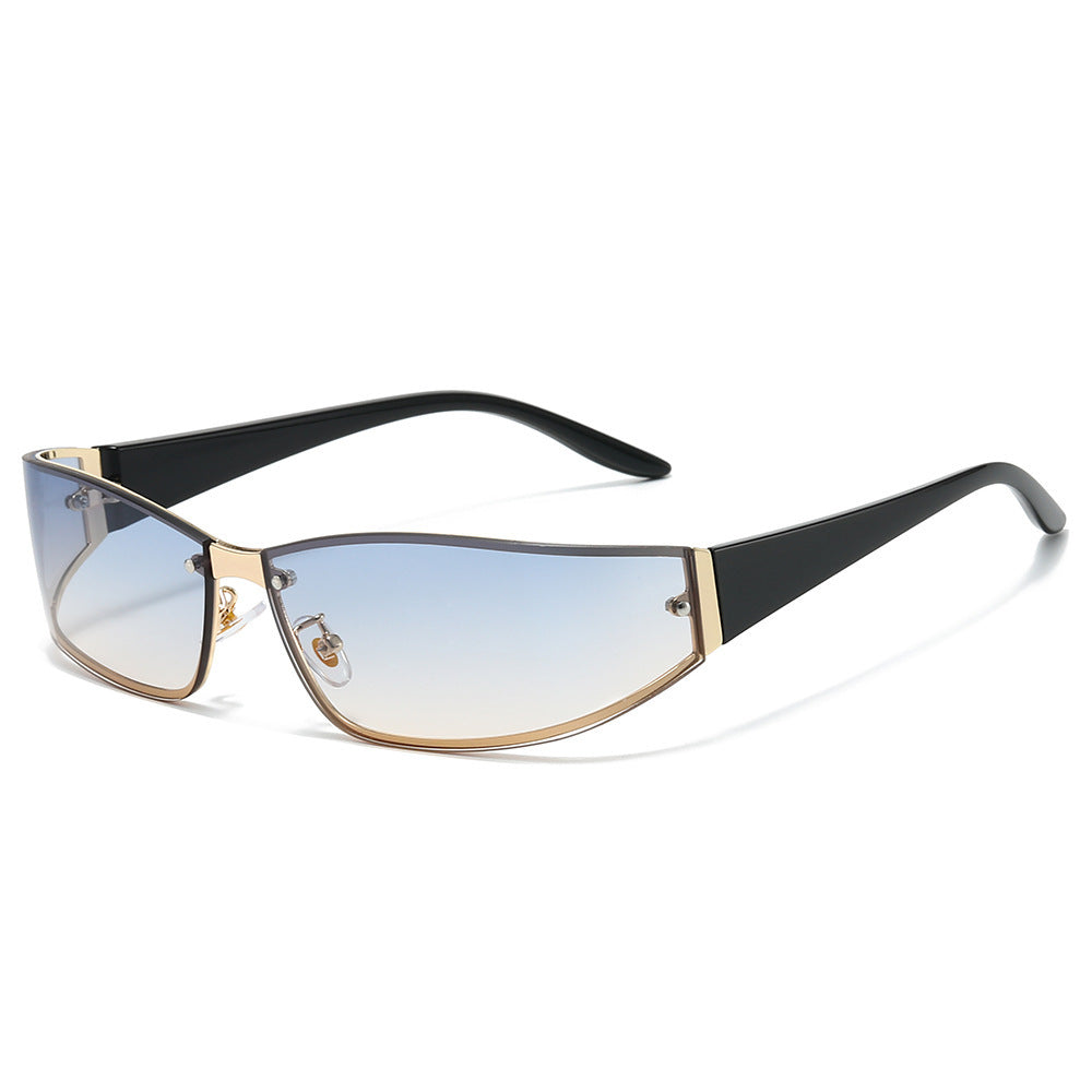Stylische Cat-Eye Shield Sonnenbrille Brehn