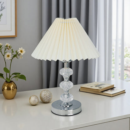 Elegante Kristall Tischlampe