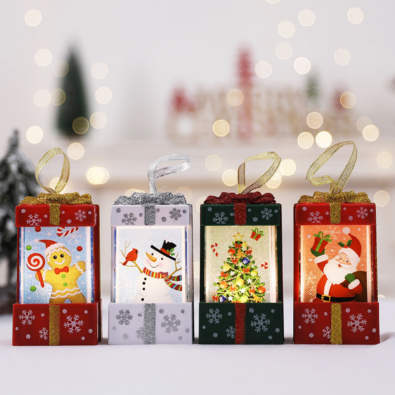Dekorative LED Geschenkschachtel Ornamente