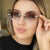 Damen runde Sonnenbrille mit elegantem Holzrahmen und UV-Schutz Brehn