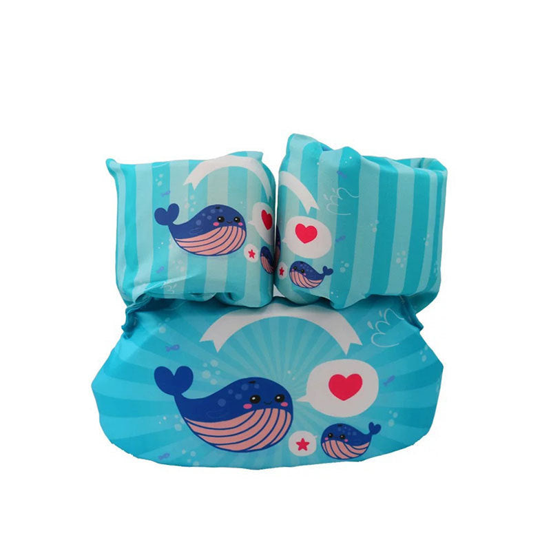 Damen Aufblasbare Schwimmhilfe mit farbigem Flamingo-Design Brehn