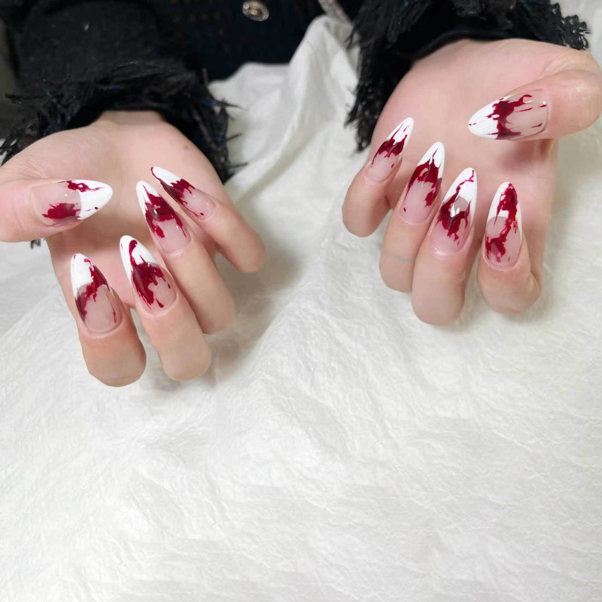 Künstlerisches Blutstropfen Nagelkunstset