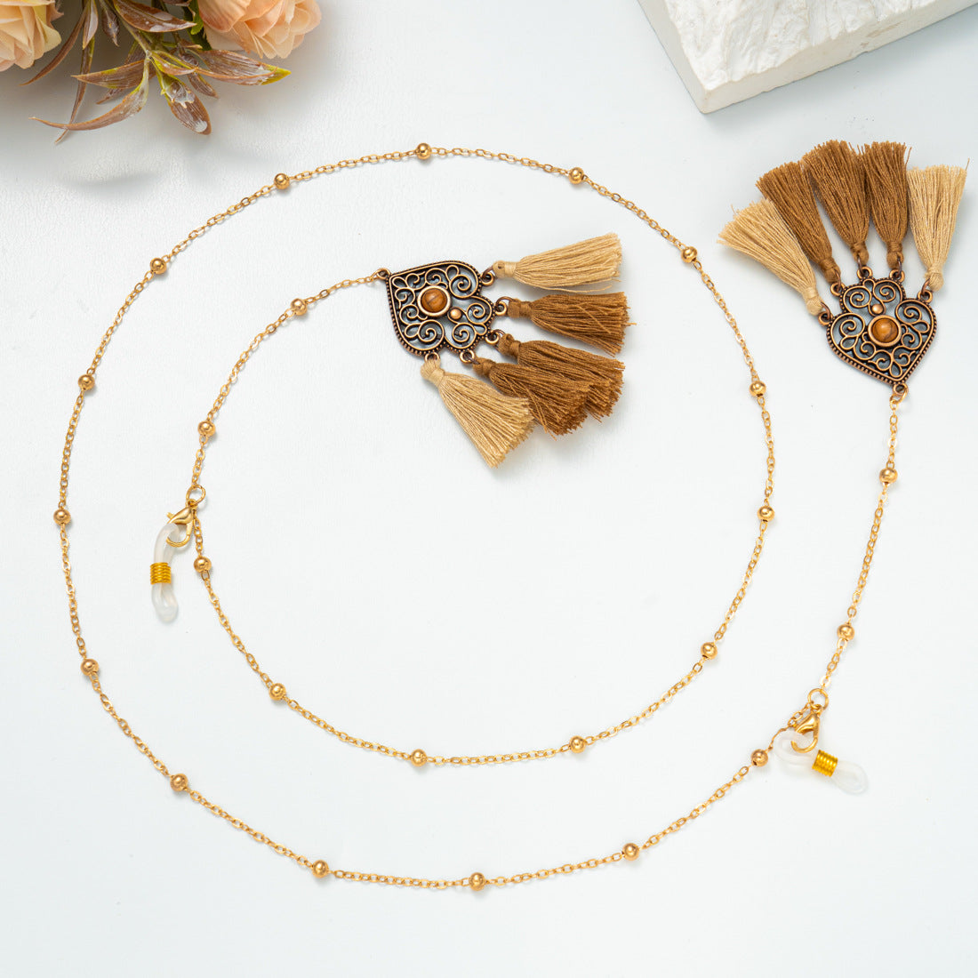 Bohemian Quasten Brillen Kette Brehn