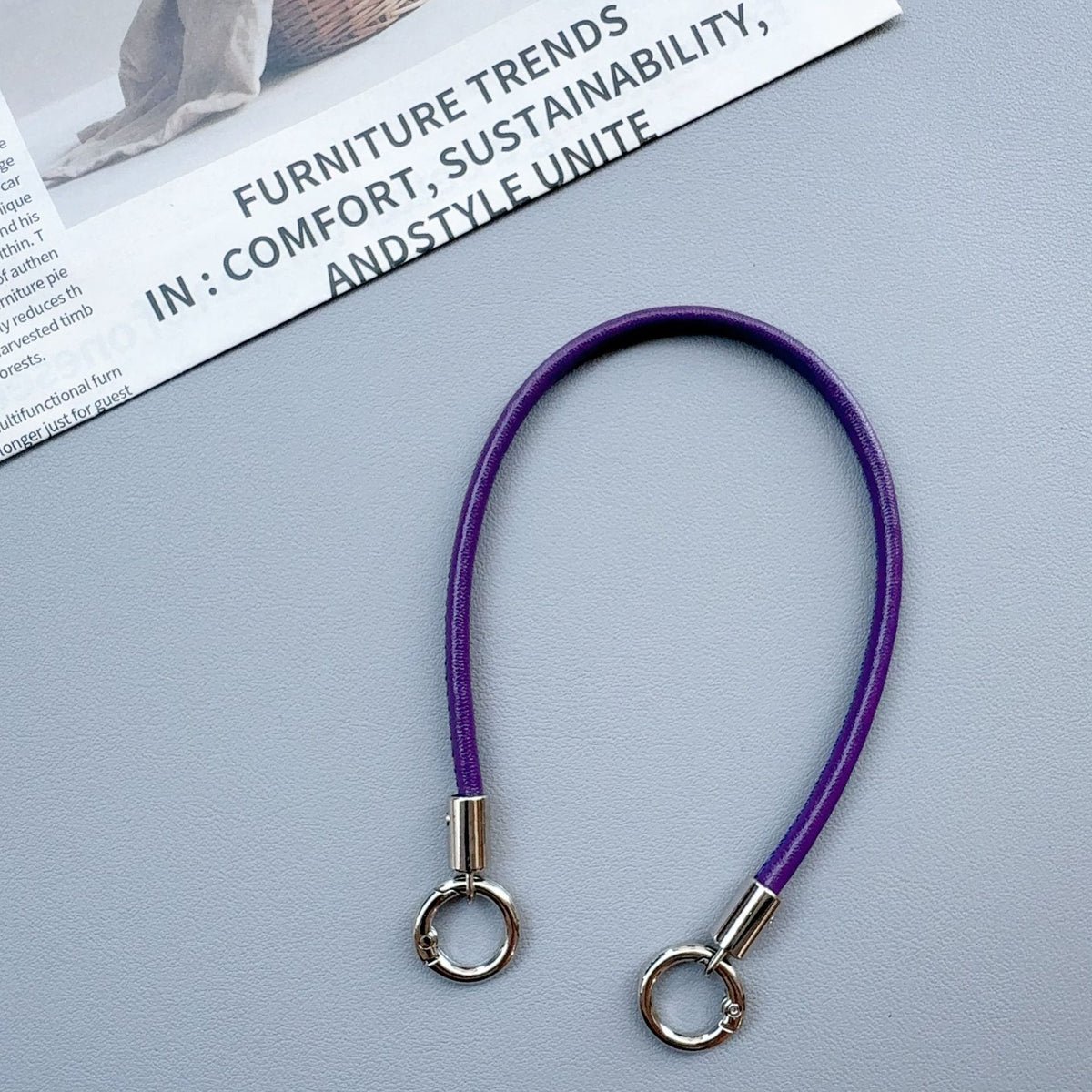 Premium langlebiger Schlüsselband mit Metallclips Brehn