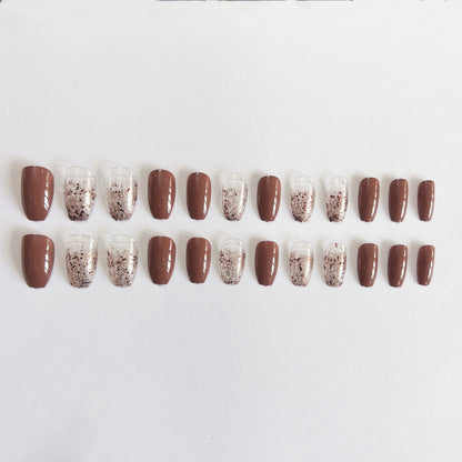 Glitter Ombre Press-On Nagelset