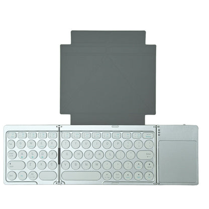 Ultra-dünnes Bluetooth-Faltkeyboard mit Touchpad Brehn