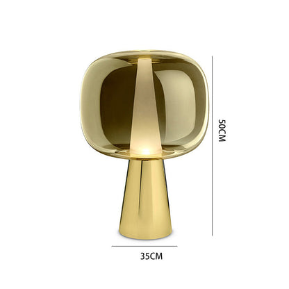 Moderne Minimalistische Stehlampe mit Transparentem Sockel