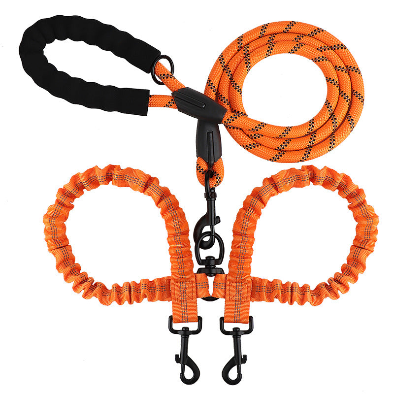 Bungee-Trainings-Hundeleine mit Doppelgriff