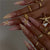 Florale 3D Dekorative Press-On Nagelkunst Brehn
