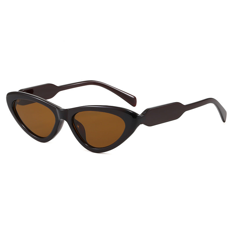 Schicke Cat-Eye Sonnenbrille mit einzigartigem Rahmen Brehn