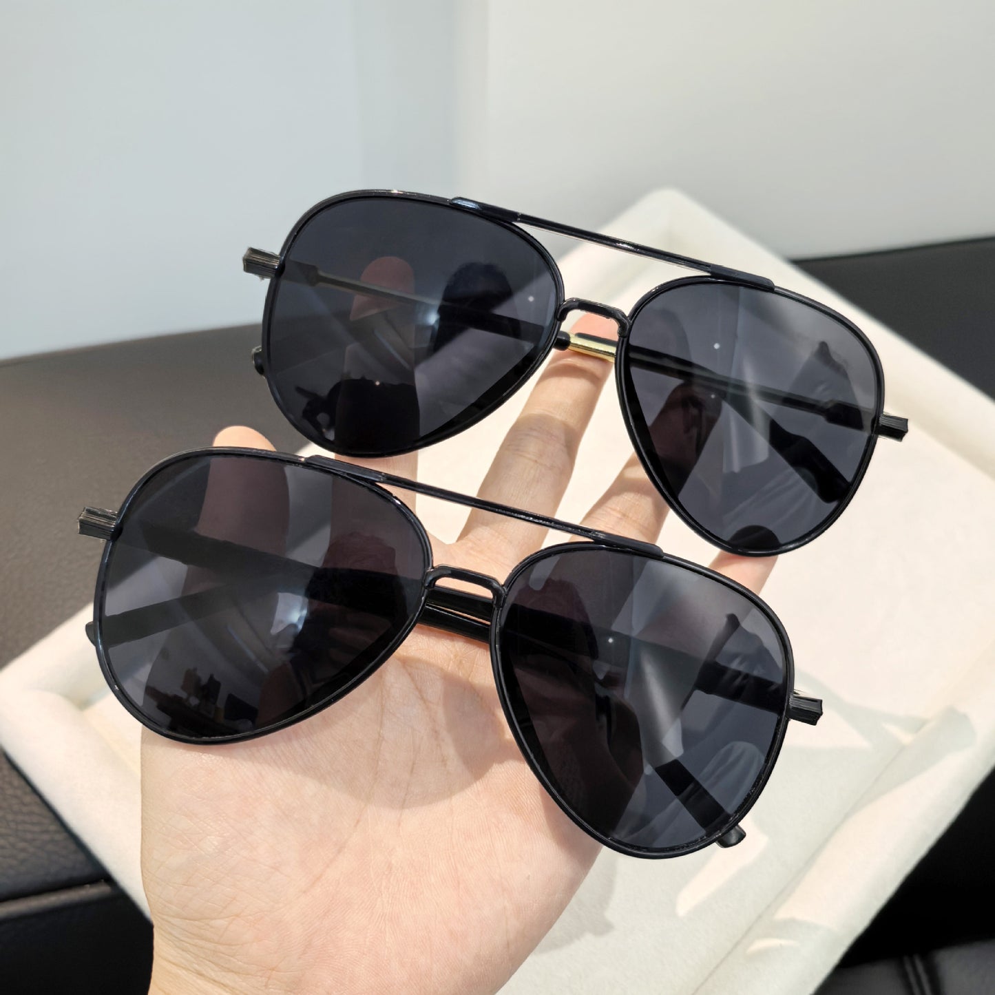 Damen trendige Piloten-Sonnenbrille Brehn